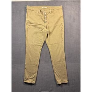 Levi's 311 Shaping Skinny Button Fly Khaki Jeans Size 33 (30" inseam) Women's